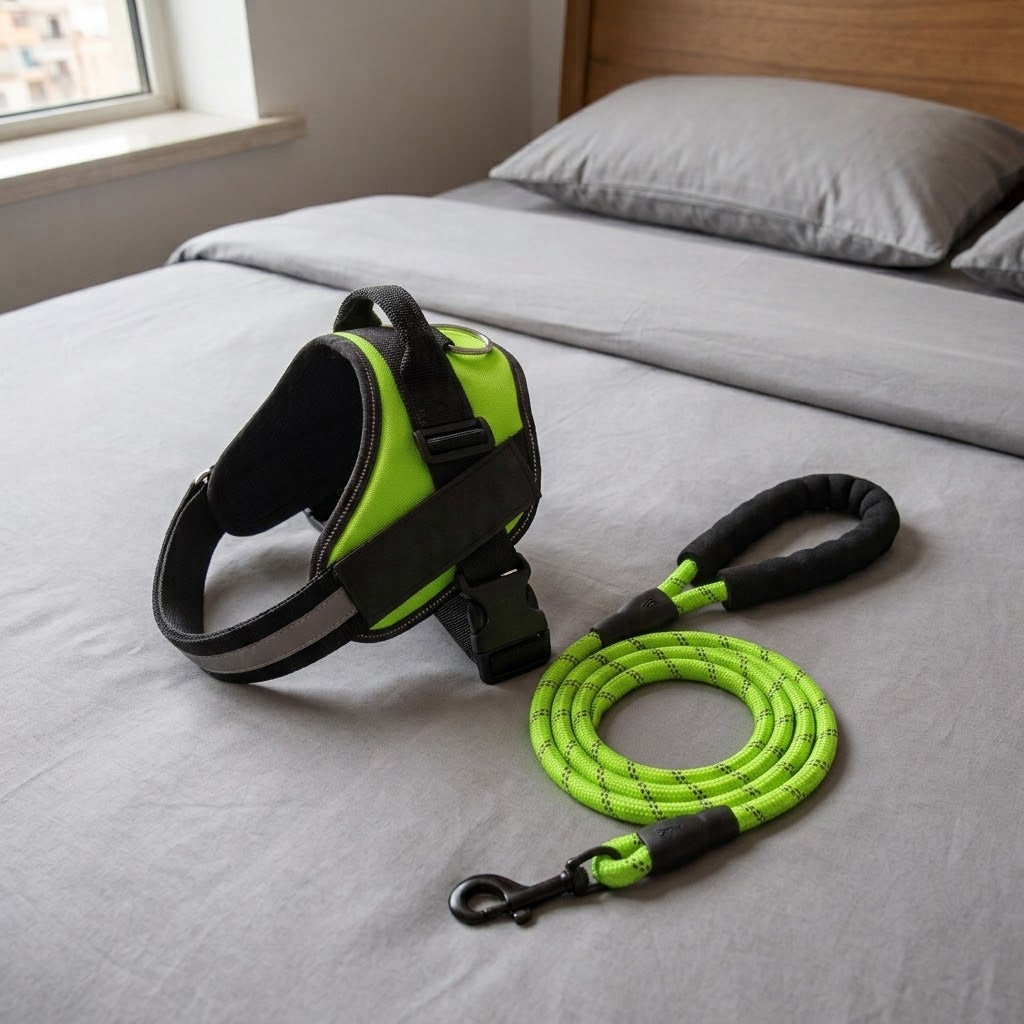 Zampa Serena™ Set Pettorina + Guinzaglio EasyClick — Comfort Anti-Trazione