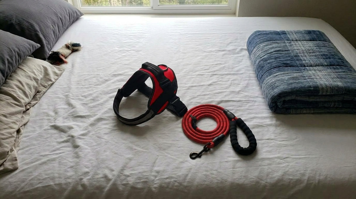Zampa Serena™ Set Pettorina + Guinzaglio EasyClick — Comfort Anti-Trazione